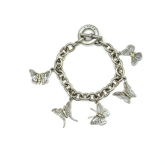 Lagos Silver Butterfly  Bracelet - Picture 1 of 11